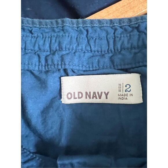 Old Navy teal blue lightweight skirt 2 - Picture 3 of 4